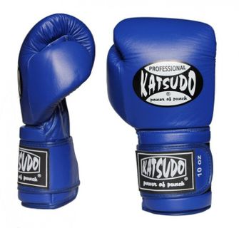 Katsudo Boxhandschuhe Professional II, blau