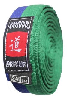 Katsudo Judo Gürtel grün-blau