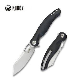 KUBEY-Messer Drake, Stahl 14C28N, schwarz
