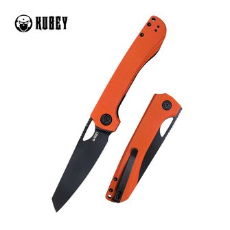 KUBEY Elang Orange & Schwarzes Schließmesser