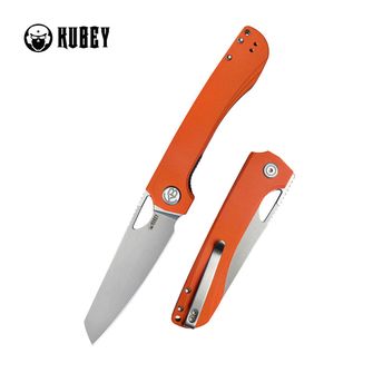 KUBEY Elang Orange G10 Schließmesser