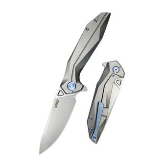 KUBEY Schließmesser Nova, Silber-Titan