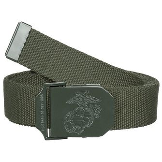 MFH USMC Web Belt, OD grün, ca. 3,5 cm