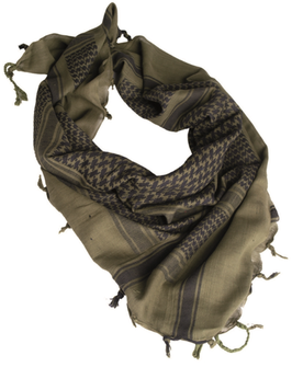 Mil-tec Arafat-Halstuch olivgrün-schwarz, 110 x 110cm