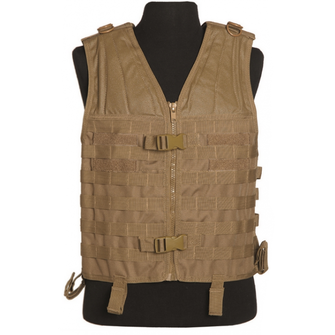 Mil-Tec Carrier taktische Weste Molle-System coyote