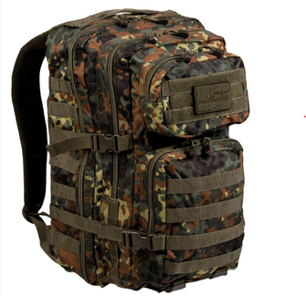 Mil-Tec US Assault Rucksack Large, flecktarn, 36L