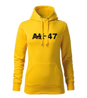 DRAGOWA Damensweatshirt mit Kapuze ak47, gelb 320g/m2