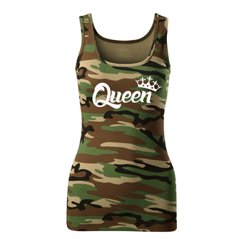 DRAGOWA Damen-Top queen, Camouflage 180g/m2