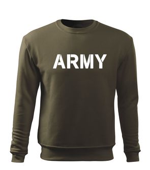 DRAGOWA Herren-Sweatshirt army, olivgrün 300g/m2