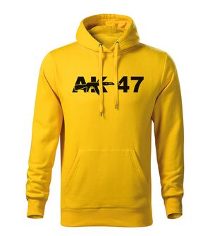 DRAGOWA Herren-Hoodie AK 47, gelb 320g/m2