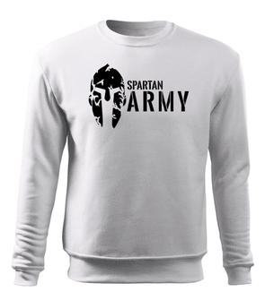 DRAGOWA Herren-Sweatshirt spartan army, weiß 300g/m2