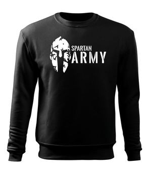 DRAGOWA Herren-Sweatshirt spartan army, schwarz 300g/m2