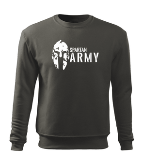 DRAGOWA Herren-Sweatshirt spartan army, grau 300g/m2