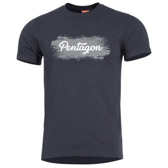 Pentagon Grunge-T-Shirt, schwarz
