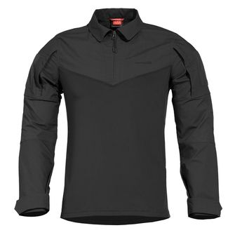 taktisches langärmliges Pentagon Ranger-T-Shirt, schwarz