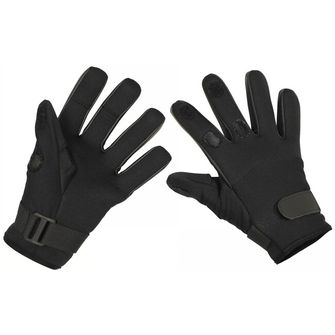 MFH Neopren Mesh Handschuhe, schwarz