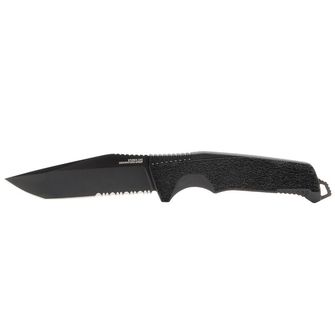 SOG Fixed Knife Trident FX - Blackout - Partailly Serr