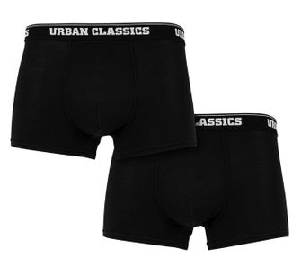 Urban Classics Herren-Boxershorts, 2-PACK, schwarz