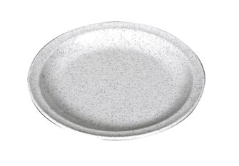 Waca Melamin flacher Teller 23,5 cm Durchmesser Granit
