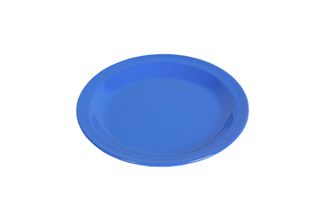 Waca Melamin flacher Teller 23,5 cm Durchmesser blau