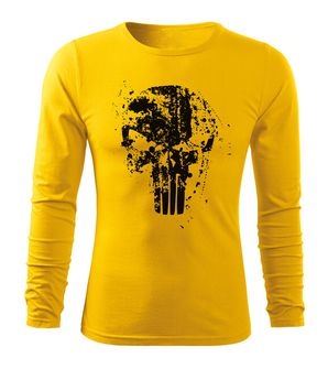 DRAGOWA Fit-T langärmliges T-Shirt Frank The Punisher, gelb 160g/m2