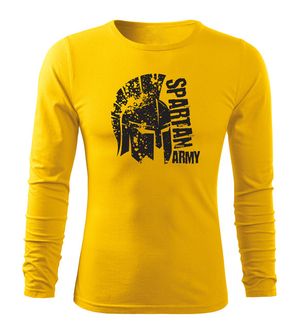 DRAGOWA Fit-T langärmliges T-Shirt León, gelb 160g/m2