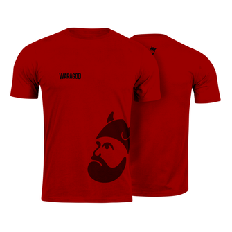 Waragod Kurz-T-Shirt BigMERCH, rot 160g/m2