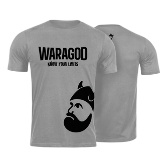 Waragod Kurz-T-Shirt StrongMERCH, grau 160g/m2