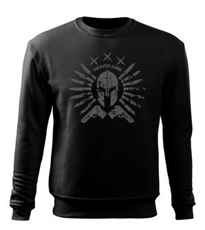 DRAGOWA Herren-Sweatshirt Ares, schwarz 300g/m2