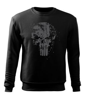 DRAGOWA Herren-Sweatshirt Frank The Punisher, schwarz 300g/m2