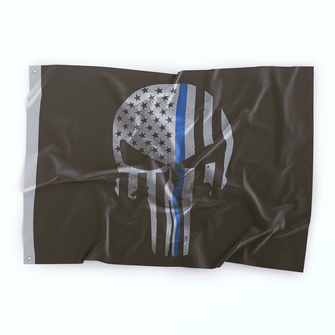 WARAGOD Flagge American Punisher Skull 150x90 cm